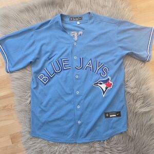 Nike Toronto Blue jays Cavan Biggio Light Blue Jersey #8 MLB